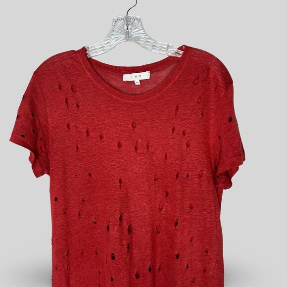 IRO Distressed Linen Tee - Picture 2 of 4